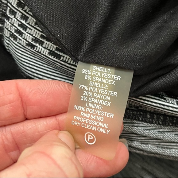 Calvin Klein Sleeveless Sheath Dress with Textured Panels - Picture 6 of 13